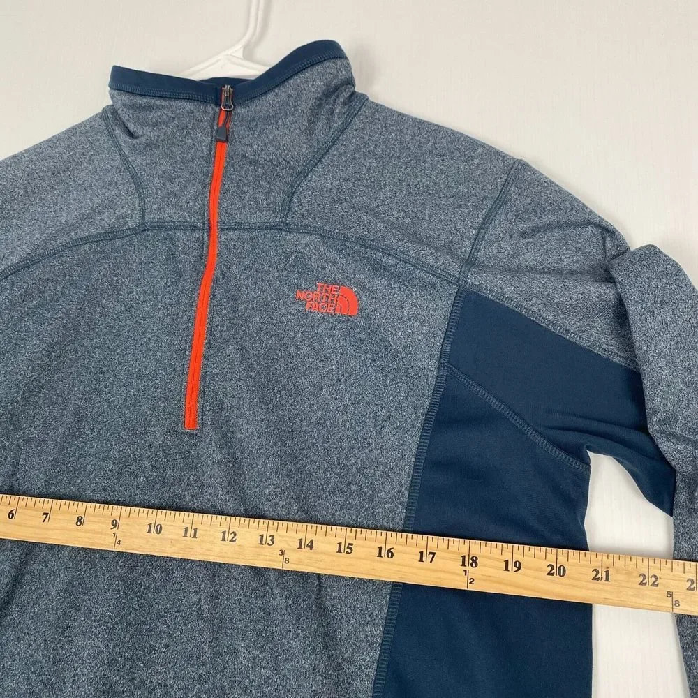 THE NORTH FACE Mock Neck 1/4 Zip Pullover Fleece Shirt Mens Size M‎
